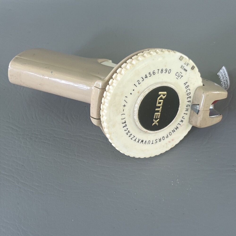 Rotex Futura Label Maker. Tested - Works